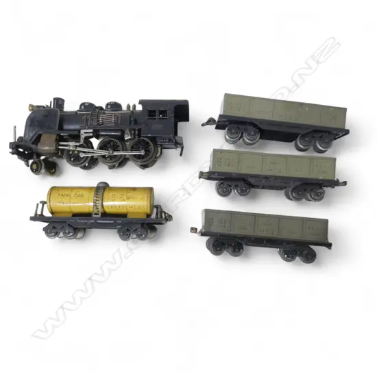 SEKI O GAUGE ELECTRIC ENGINE NO541 & 4 CARRIAGES