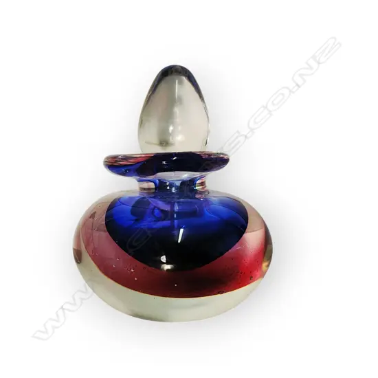 MURANO SOMMERSO PERFUME BOTTLE