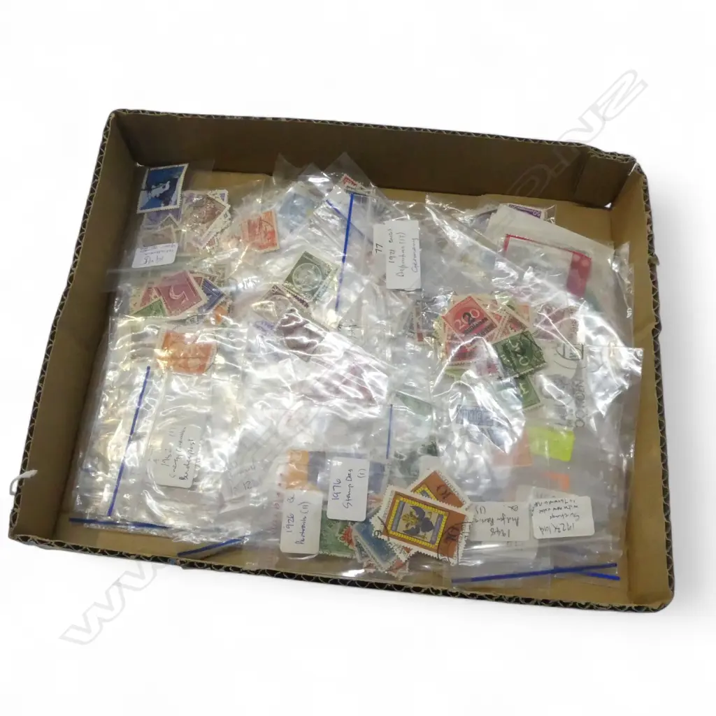 BOX OF GERMAN STAMPS all identified Image 1++