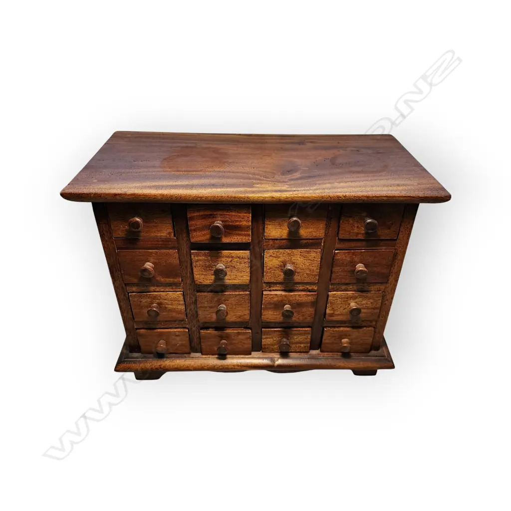 WOODEN MEDICINE STYLE 16-DRAWER CABINET CHEST Image 1++