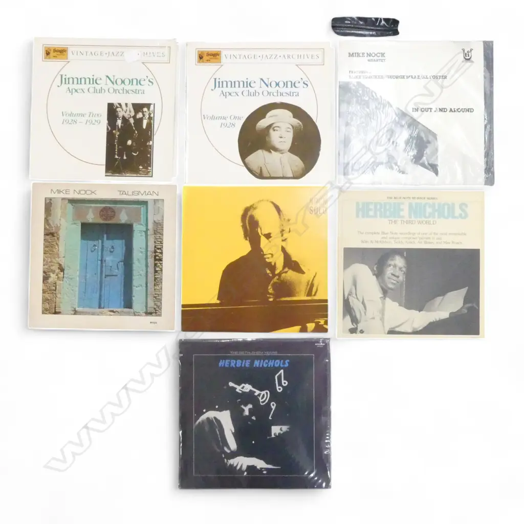 ASST. HERBIE NICHOLS, MIKE NOCK & JIKKIE NOONE'S JAZZ LPs  Provenance: Ex Collection Wellington Choy Image 1++