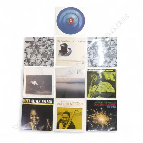 ASST. OLIVER NELSON, JAMES NEWTON & N.Z. JAZZ ORCHESTRA LPs  Provenance: Ex Collection Wellington Choy