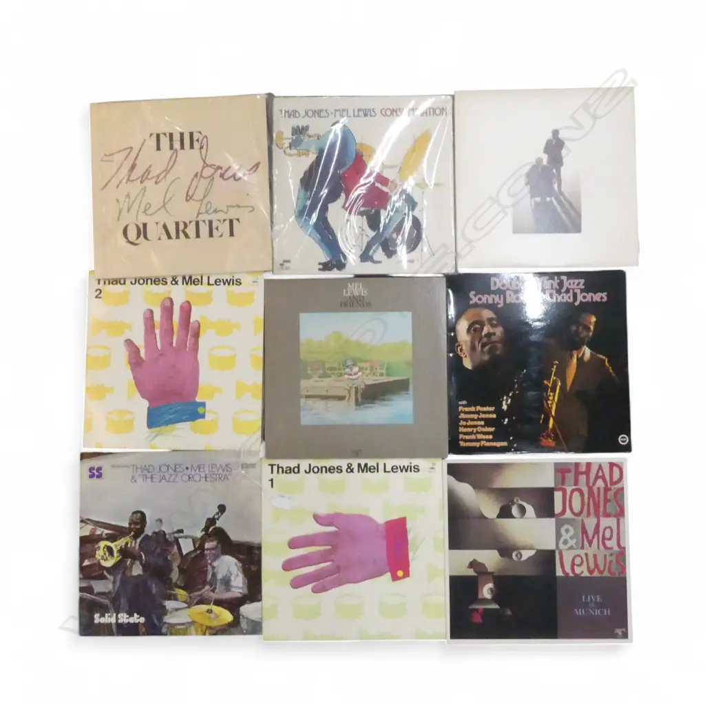 ASST. THAD JONES, MEL LEWIS etc JAZZ LPs  Provenance: Ex Collection Wellington Choy Image 1++