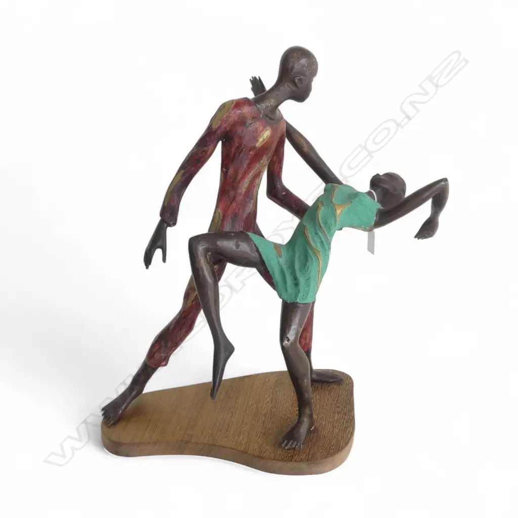 BRONZE DANCING COUPLE H.440mm Image 1++