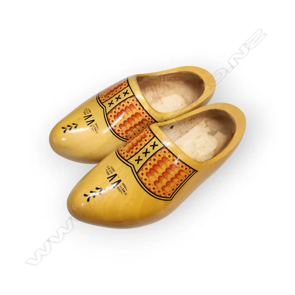  DUTCH HANDMADE WOODEN CLOGS SHOES Image 1++