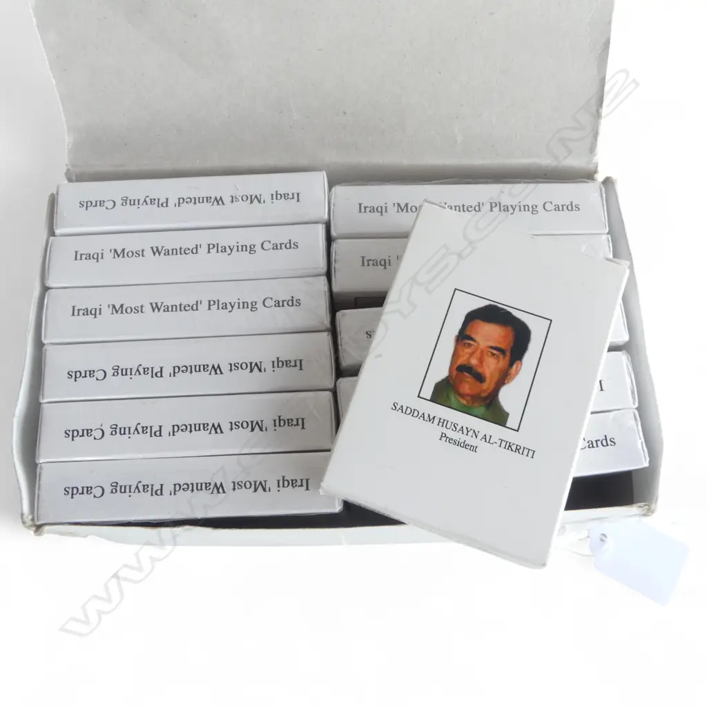 12 AS NEW IRAQI 'MOST WANTED' PLAYING CARDS  Image 1++
