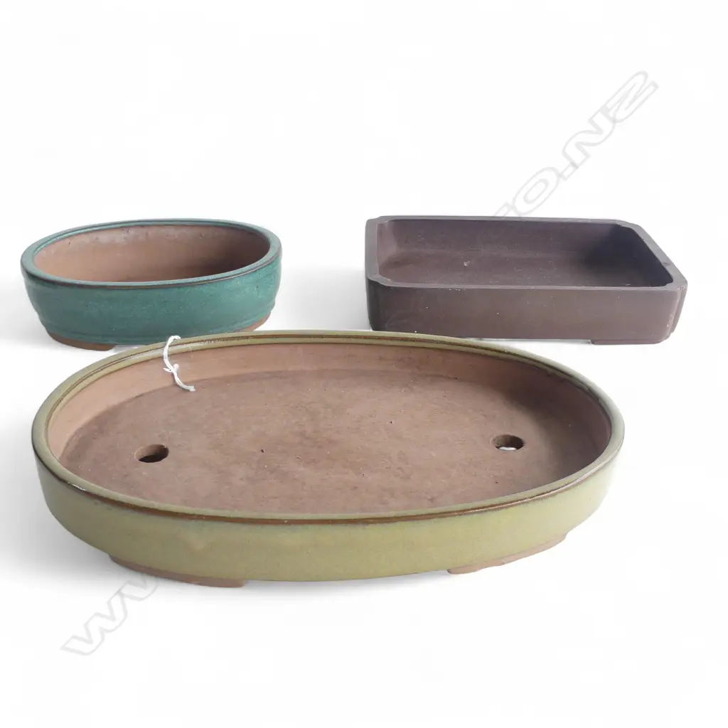 3 BONSAI POTS W.335mm Image 1++