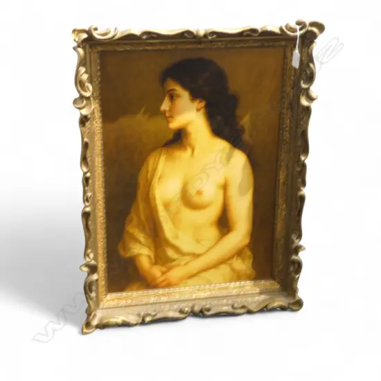 FRAMED PRINT NUDE STUDY 580x410mm
