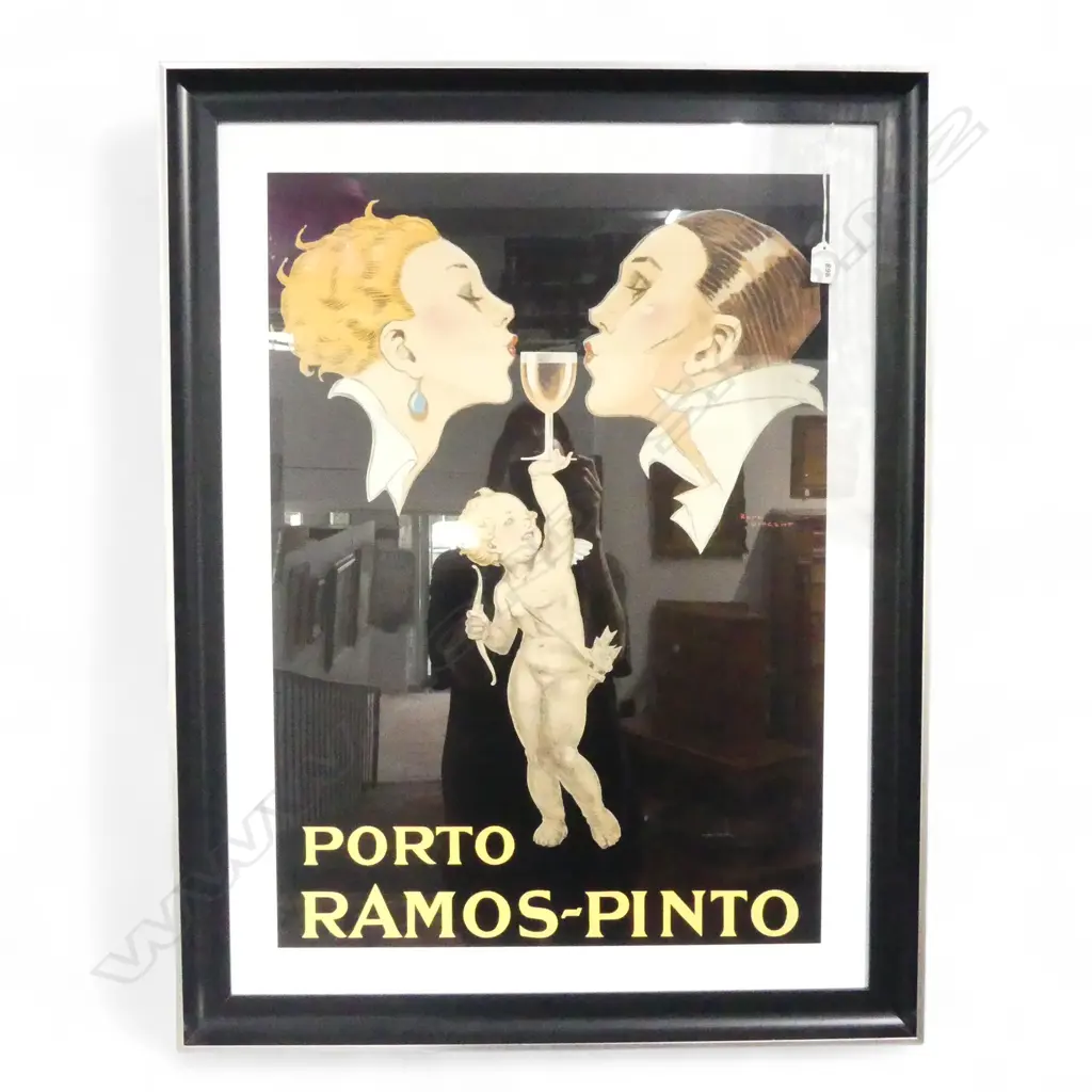 REPRODUCTION VINTAGE PRINT 'PORTO RAMOS-PINTO' 785x585mm Image 1++
