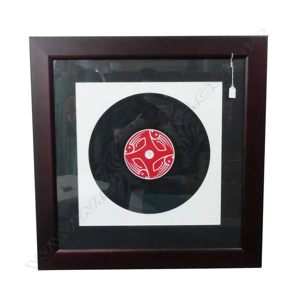 REMY THOMPSON (AMERICAN) 'ENTRAPMENT' 2005 FRAMED SCREENPRINT 5/85 470 X 470 MM Image 1++