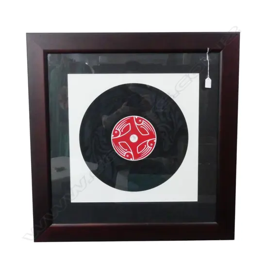 REMY THOMPSON (AMERICAN) 'ENTRAPMENT' 2005 FRAMED SCREENPRINT 5/85 470 X 470 MM