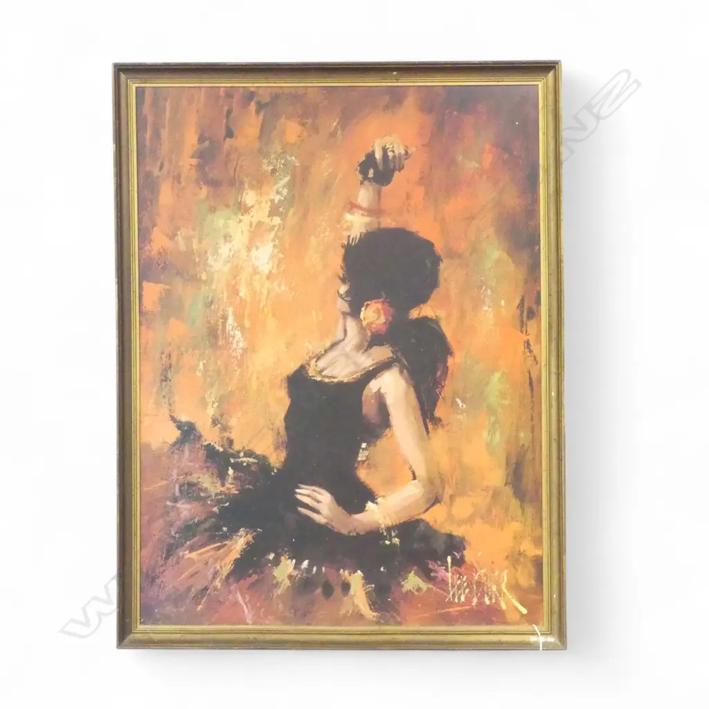 LEE BURR 'SPANISH DANCER' PRINT 1000x745mm Image 1++