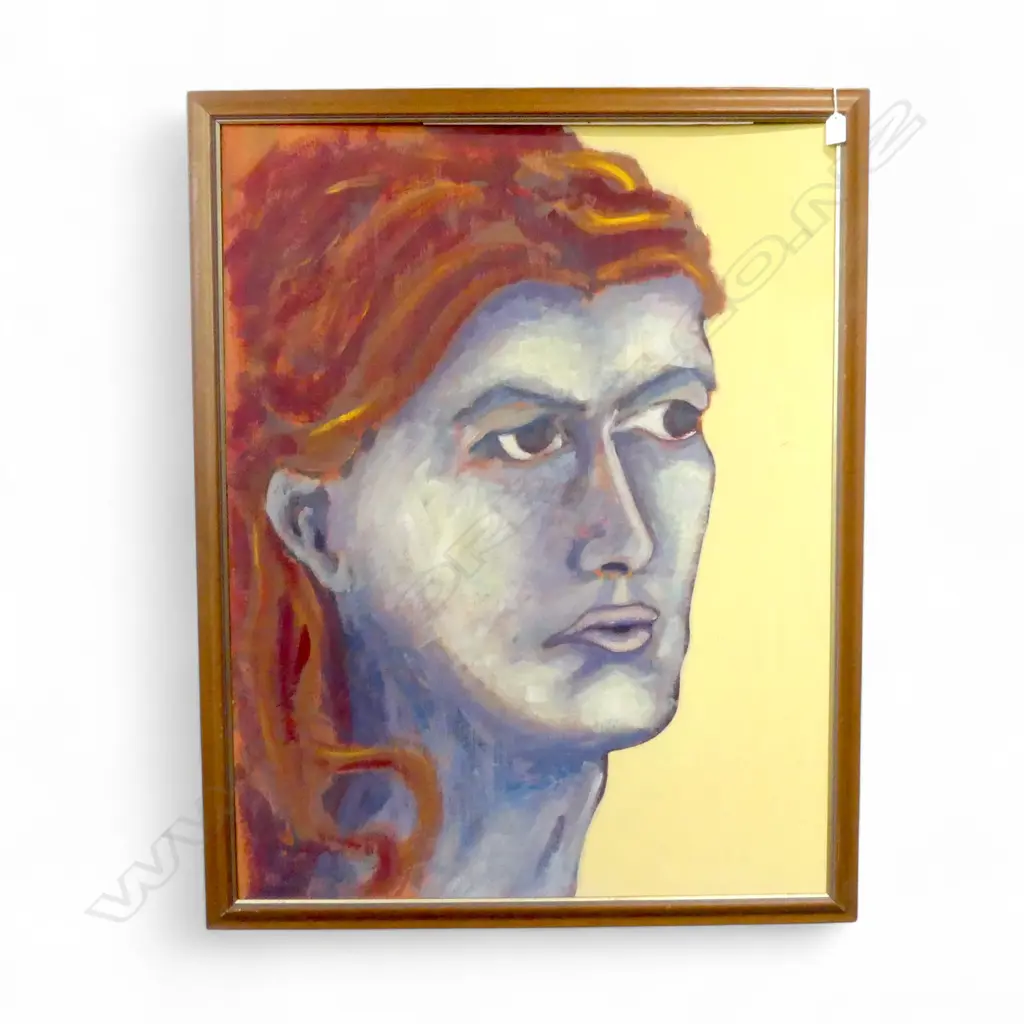 PORTRAIT, ACRYLIC ON BOARD 970x755mm 'GRAEME MALE 1991' VERSO Image 1++