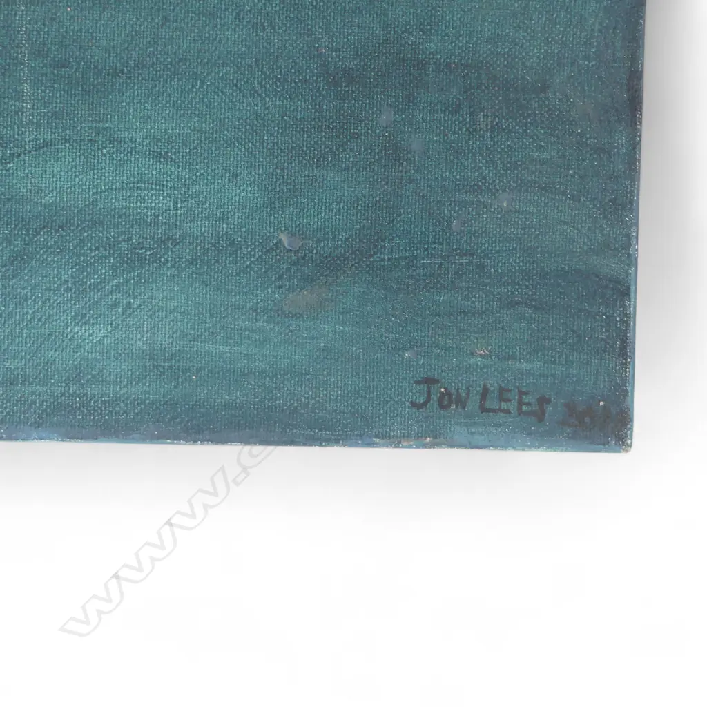 JON LEES, SIGNED LANDSCAPE, ACRYLIC ON CANVAS,600 X 930MM Image 1++