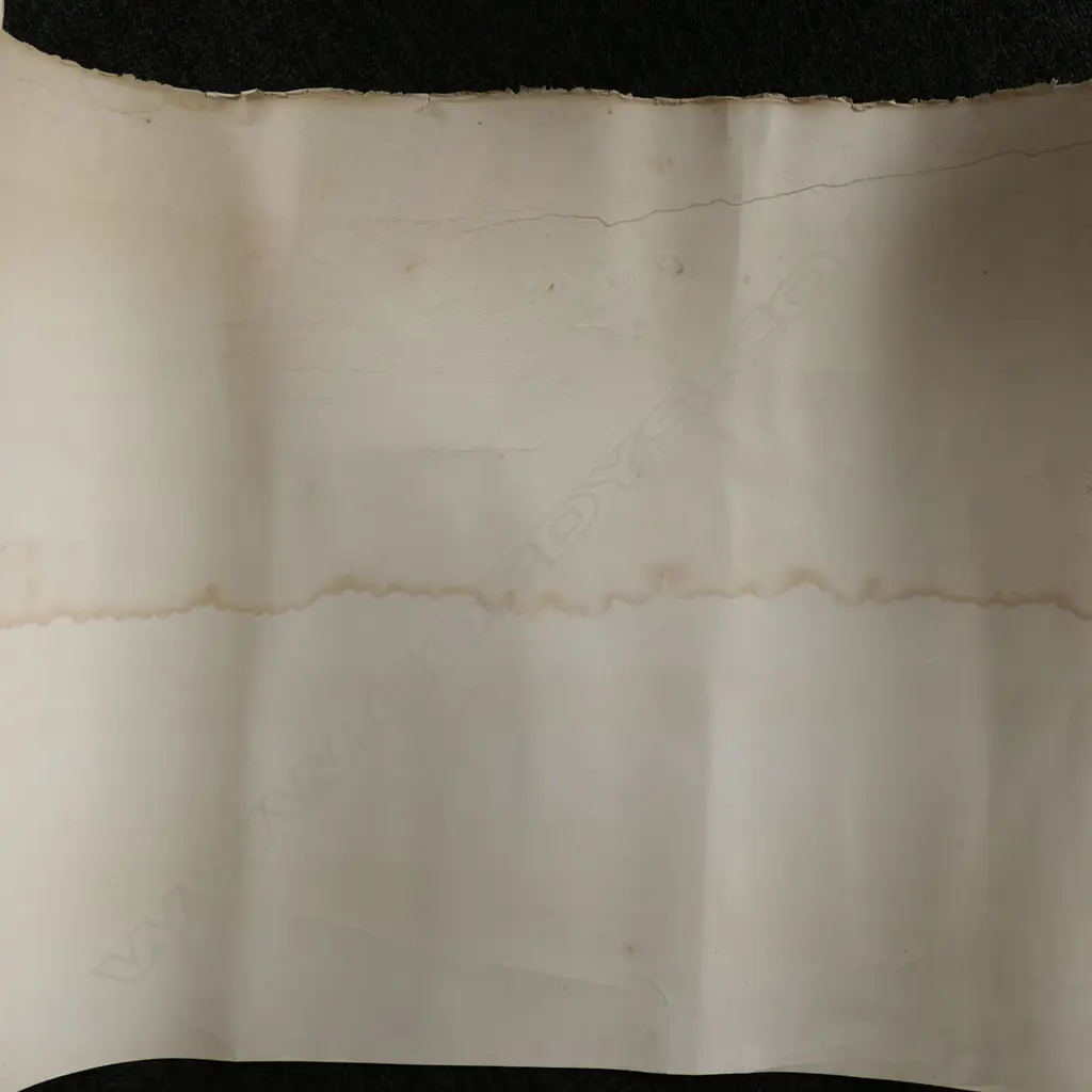 FASSETT BURNETT (1932-) 'PAWARENGA' SCREENPRINT, ARTIST'S PROOF, SIGNED & DATED '84, unframed. Water damage, 710 x 405mm Image 1++