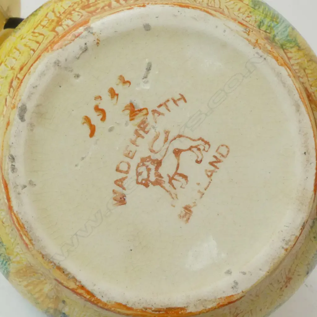 6 PCE CARLTON WARE BREAKFAST SET + WADEHEATH VASE H.120mm Image 1++