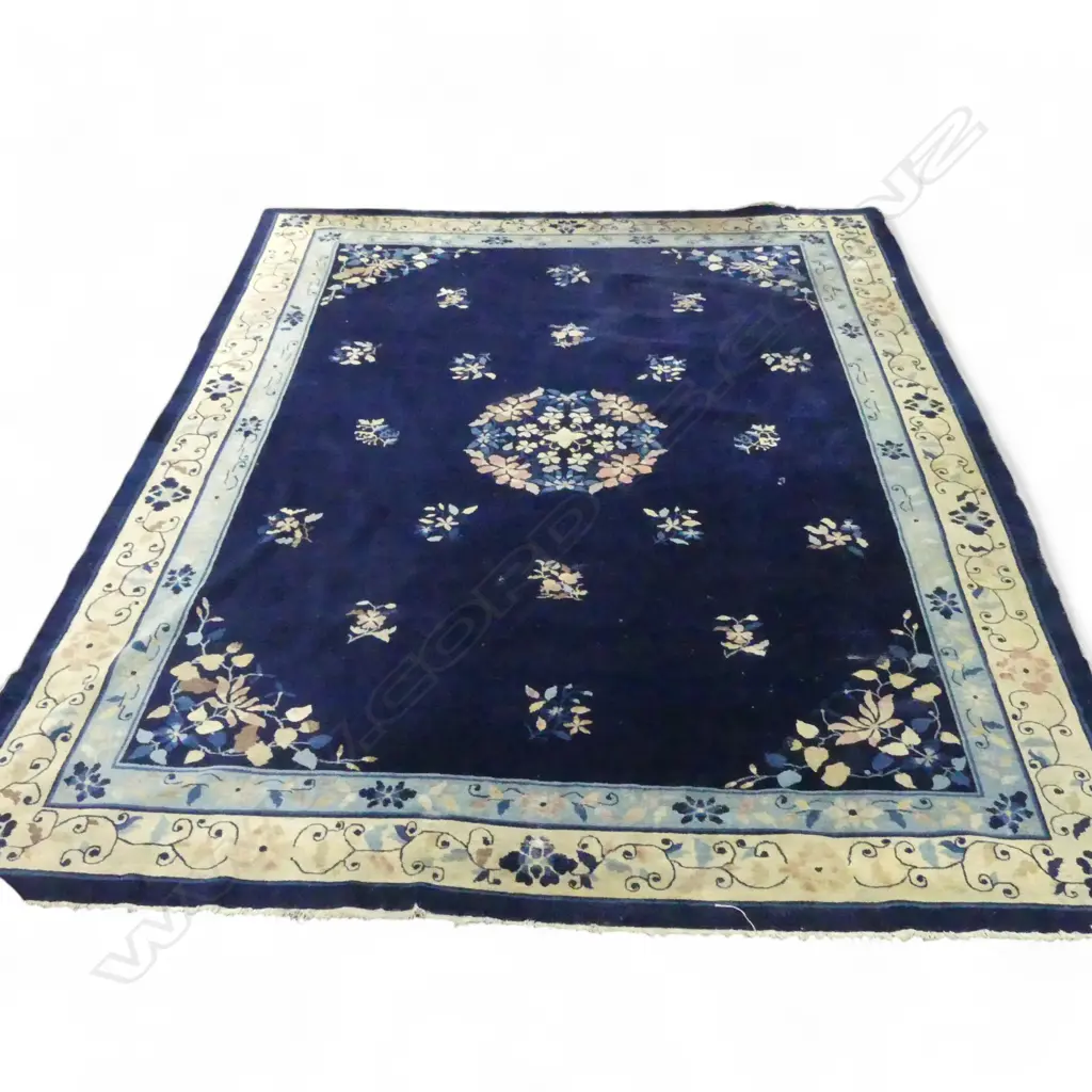 CHINESE HAND KNOTTED WOOL PILE CARPET, SOME FAULTS 3600x2800mm Image 1++