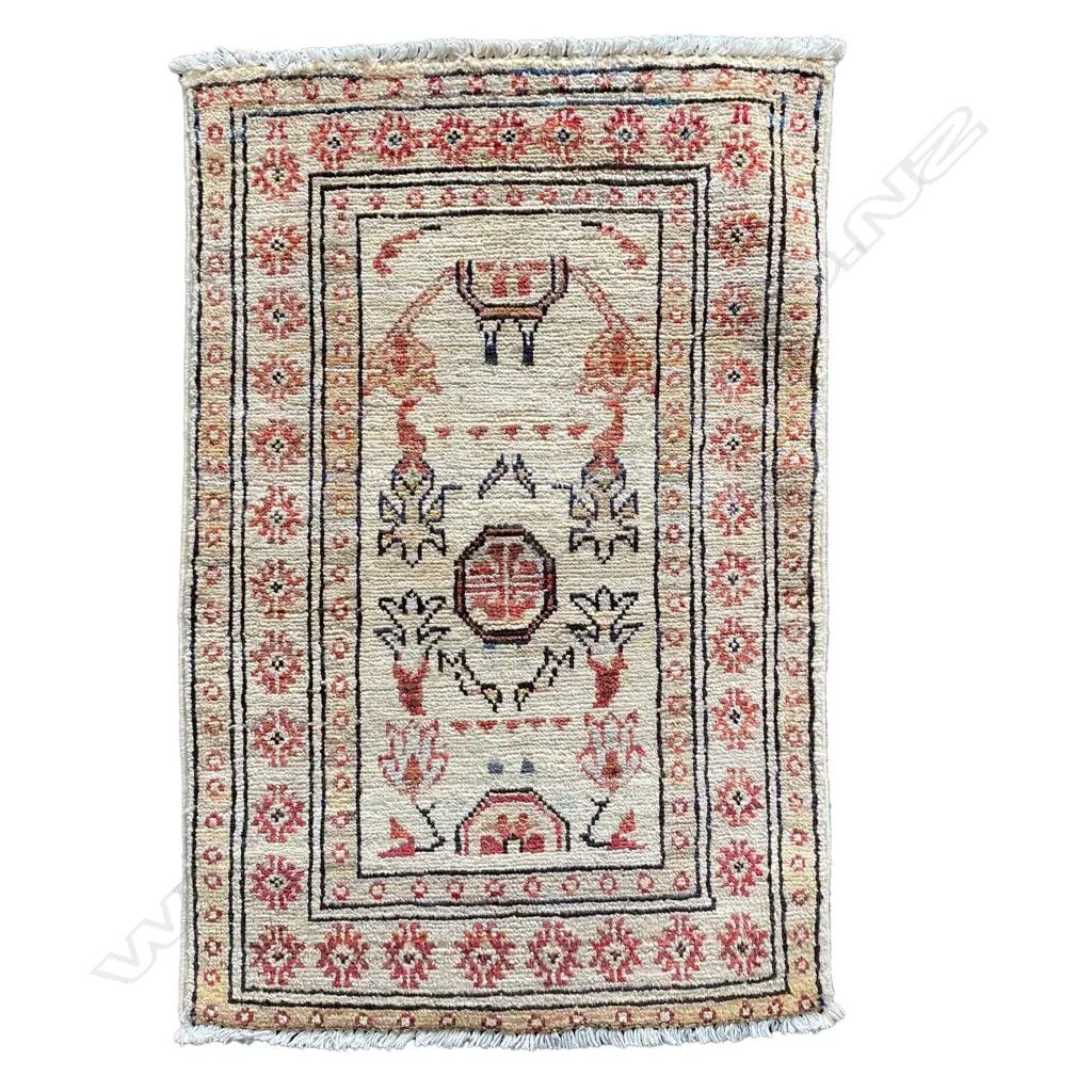 SM HAND-KNOTTED CHOBI RUG, 830 x 540mm Image 1++