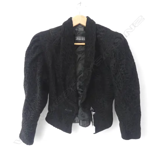 VINTAGE BRIGID BROCK ASTRAKHAN JACKET