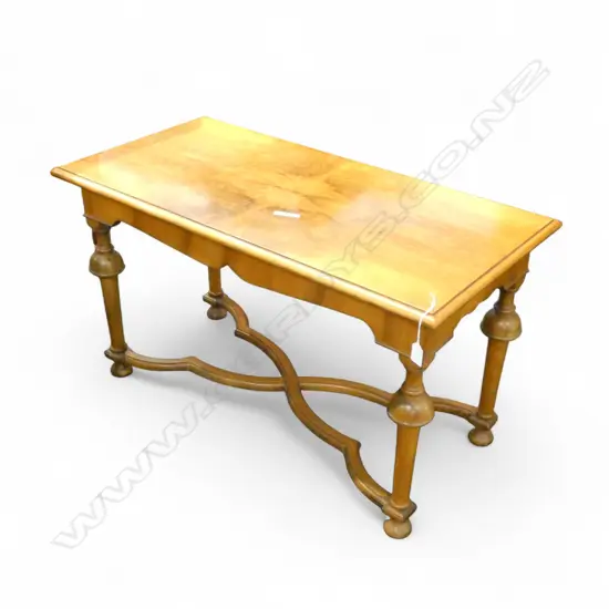 WALNUT X-STRETCHER BASED COFFEE TABLE 920x460x530mm