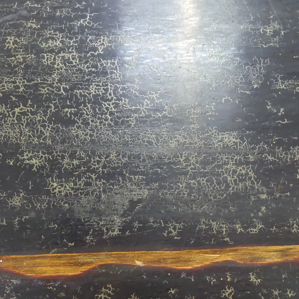 CHINESE PAINTED TRUNK ON LOW STAND 880  x 560 x 580mm Image 1++