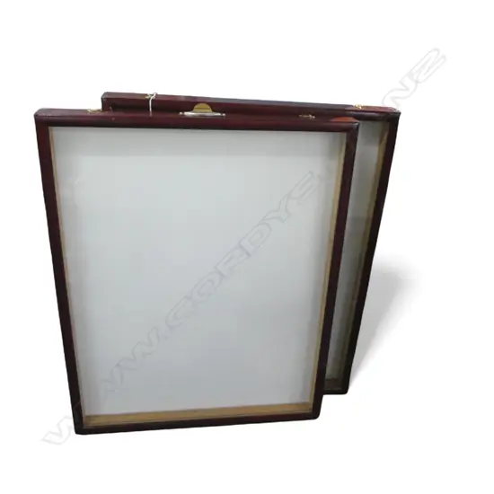 2 BUTTERFLY SPECIMEN CASES 610x60x750mm