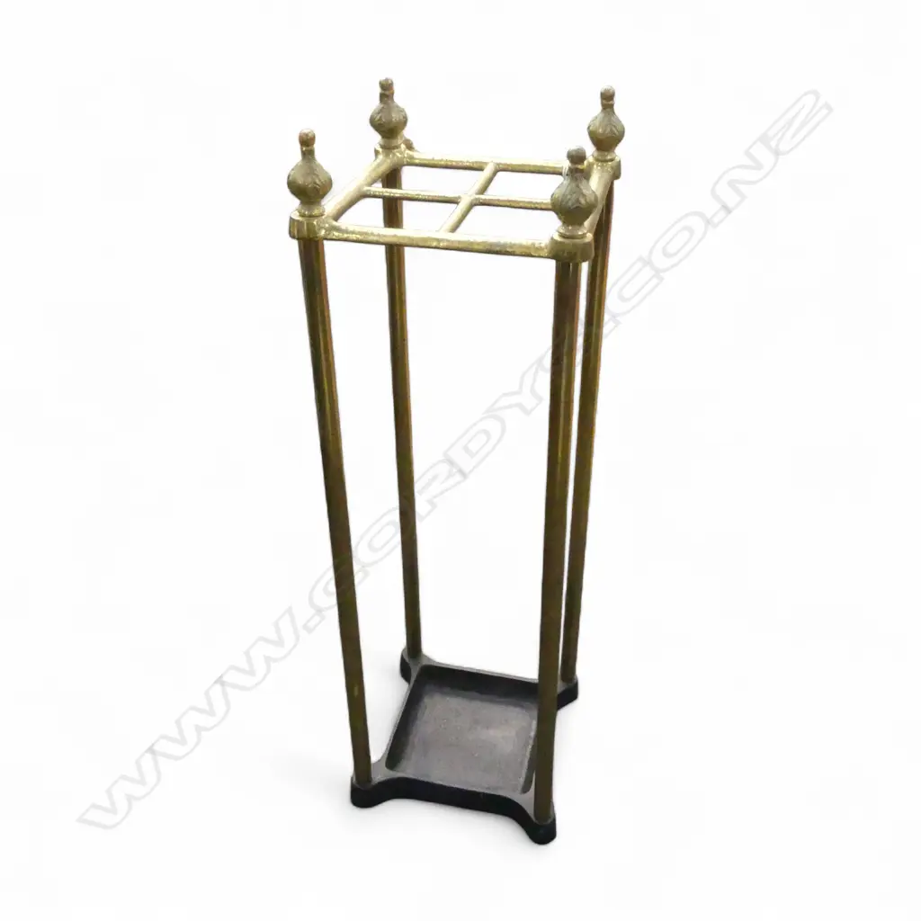 BRASS & CAST IRON UMBRELLA STAND H.630mm Image 1++