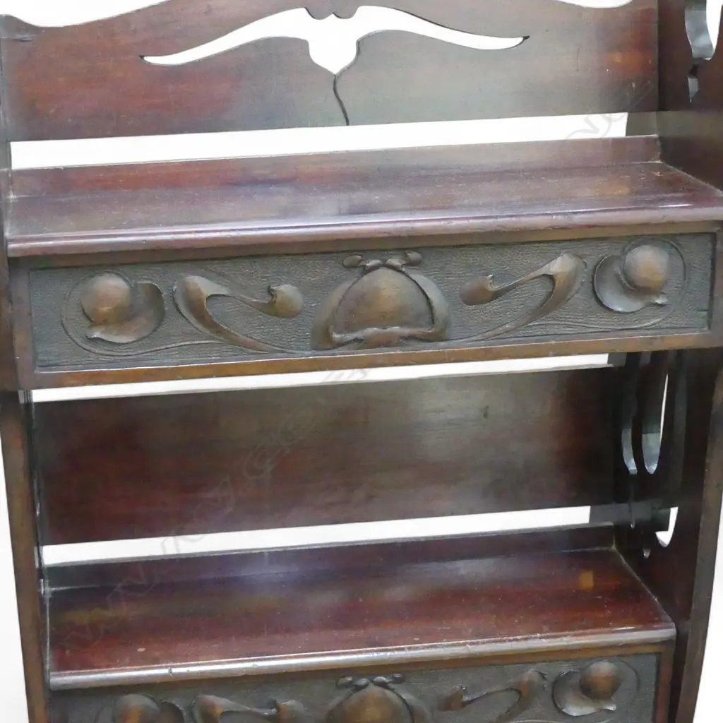ARTS & CRAFTS BOOKCASE 380x300x890mm Image 1++