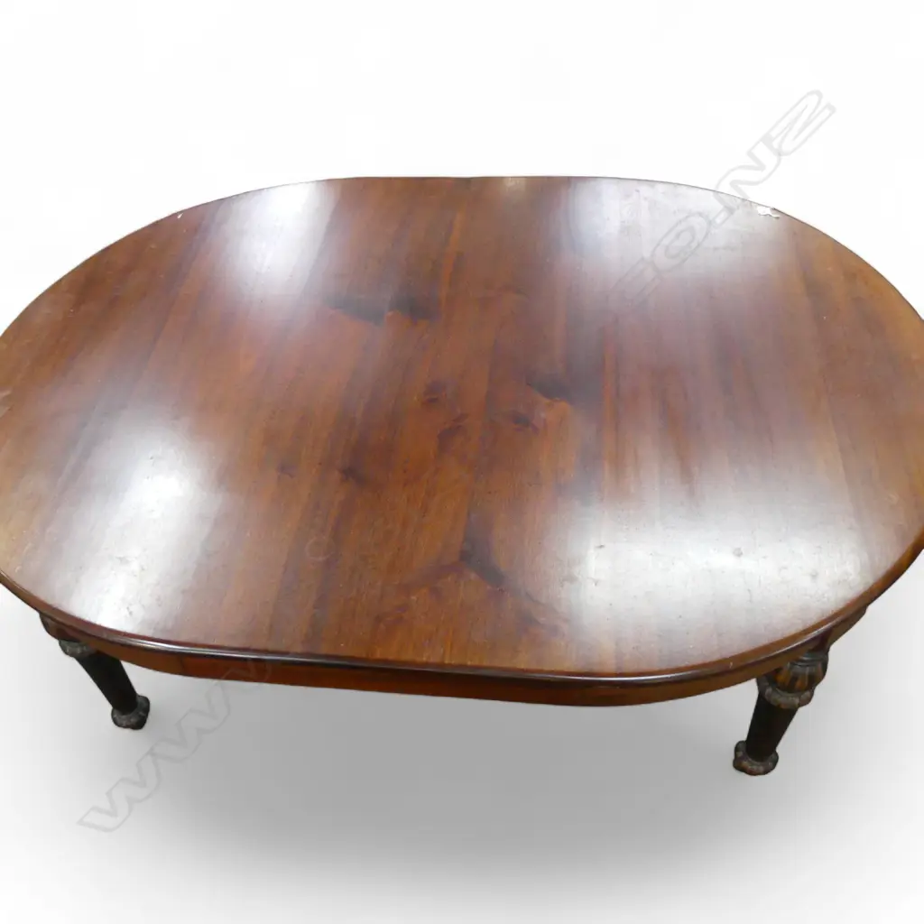 MAHOG OVAL DINING TABLE 1270 1760 x 760mm Image 1++