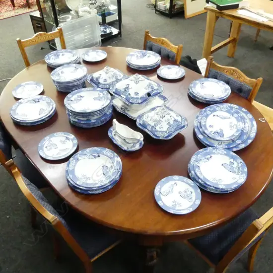 WOODS 'TSING' B/W DINNER SET