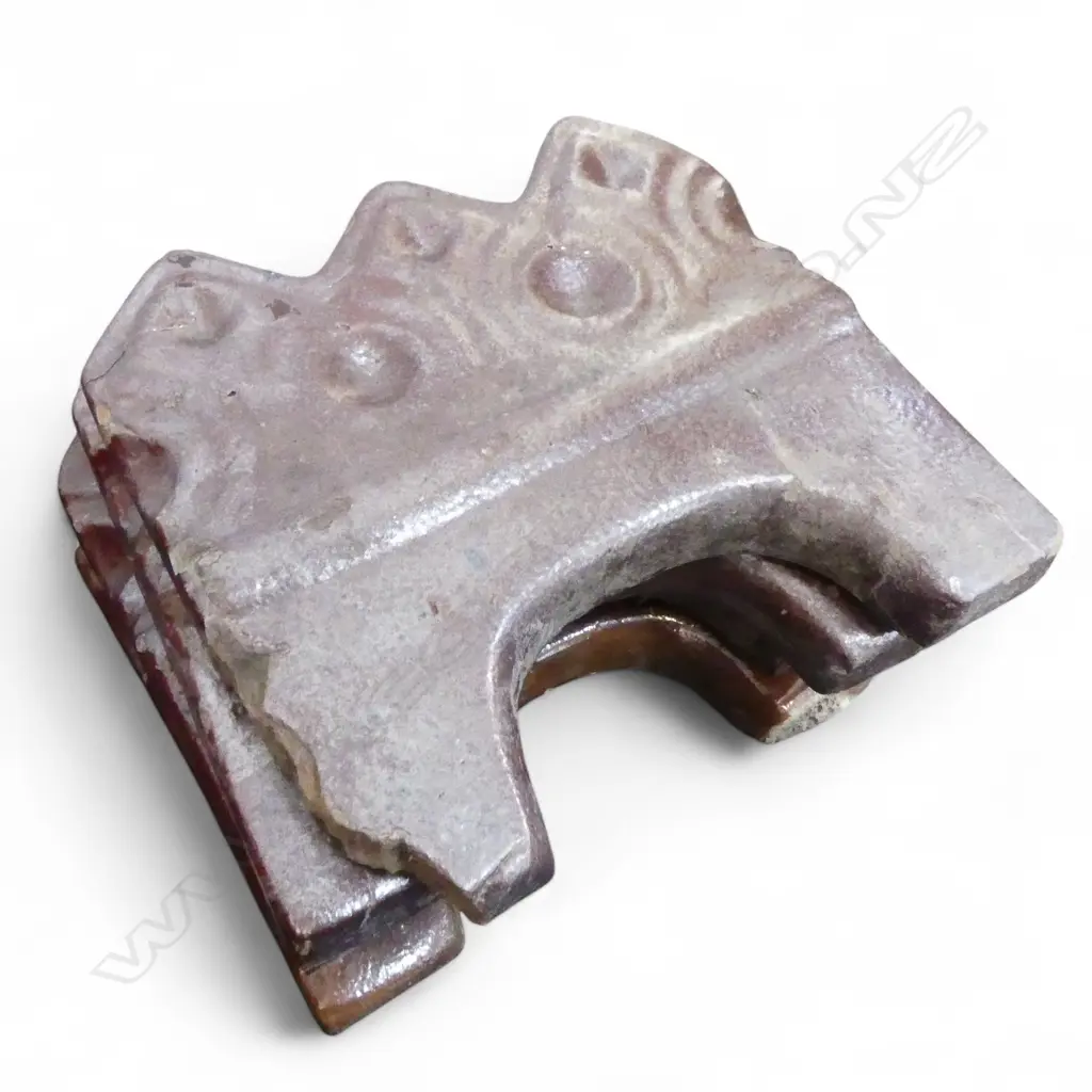 4 OLD N.Z. GLAZED GARDEN EDGINGS H.220mm Image 1++