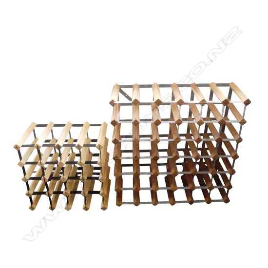 2 WINE RACKS