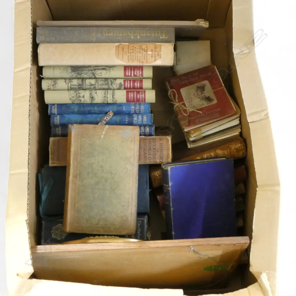 BOX OF BOOKS + PHOTOS ETC. Provenance: ex. the Mouton & Wyndowe families. Other quality items being sold by Cordy's ... Image 1++