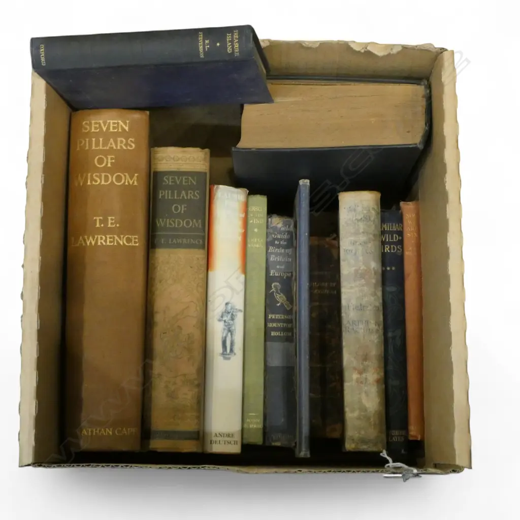 BOX OF VINTAGE BOOKS. Provenance: ex. the Mouton & Wyndowe families. Other quality items being sold by Cordy's ... Image 1++