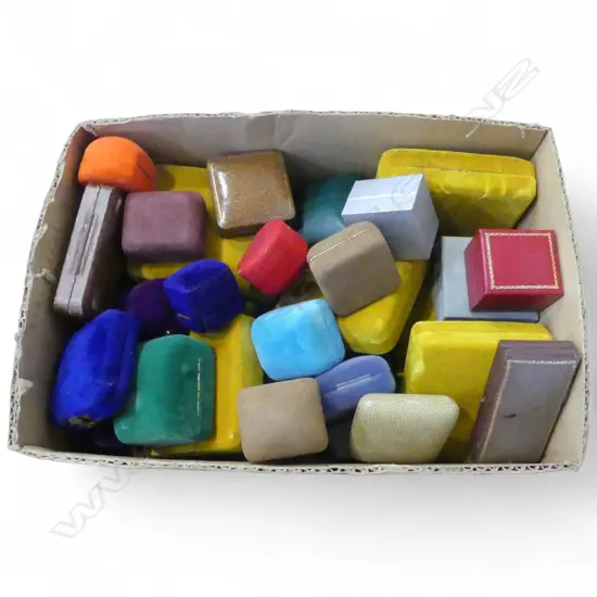 COLLECTION OF JEWELLERY BOXES