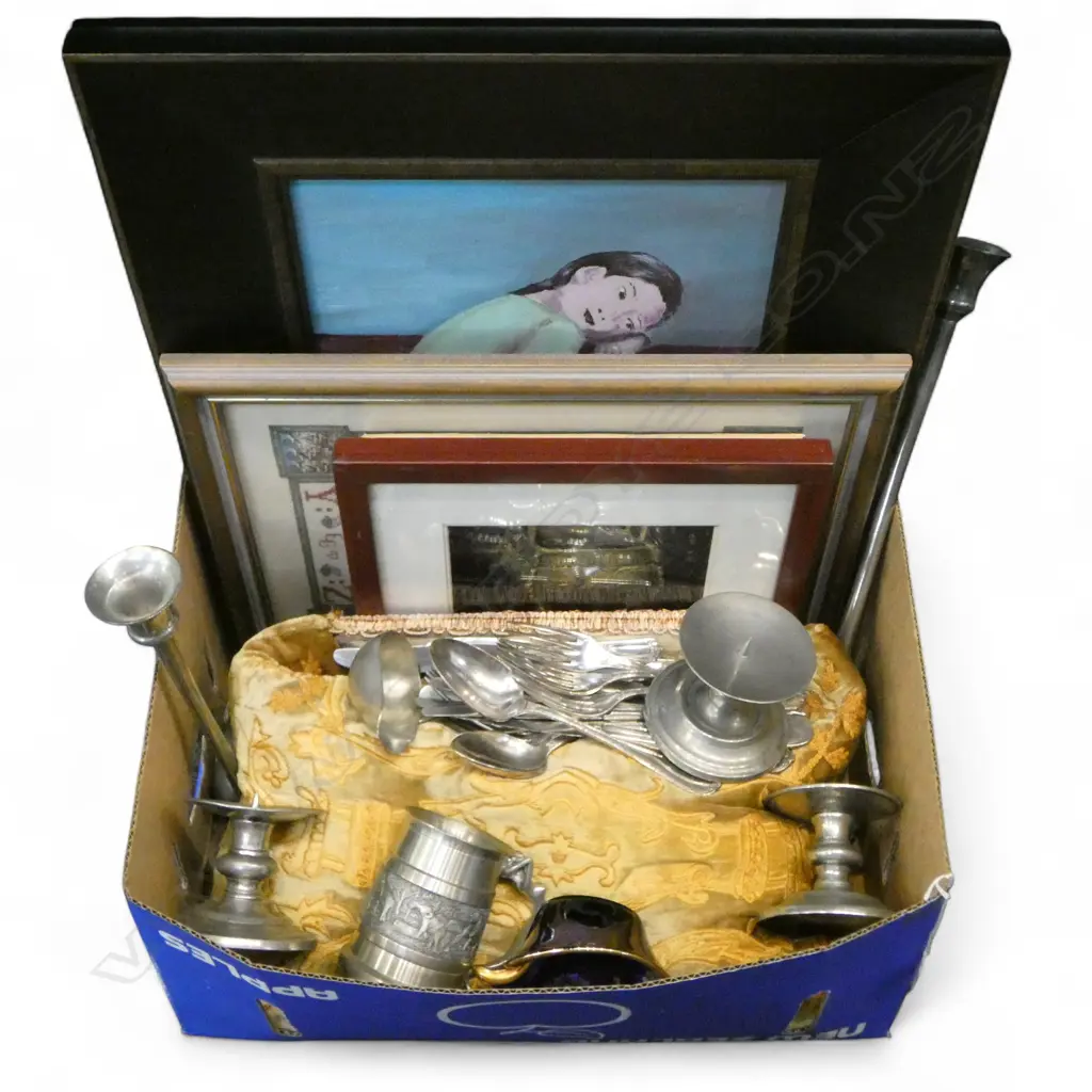 ARTWORKS, CUSHION, CUTLERY, PEWTER ETC Image 1++