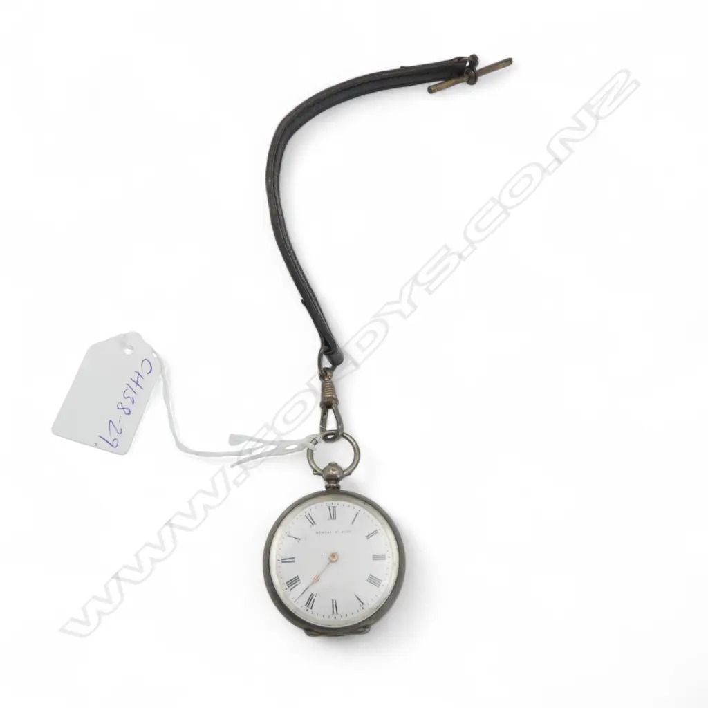 VICTORIAN SILVER KENDAL & DENT open face POCKET WATCH Image 1++