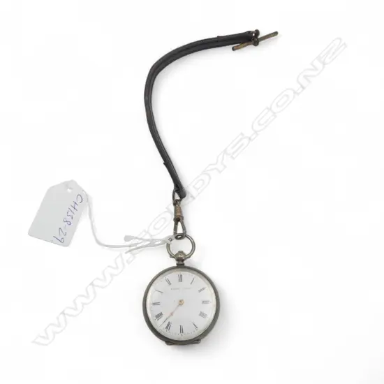 VICTORIAN SILVER KENDAL & DENT open face POCKET WATCH