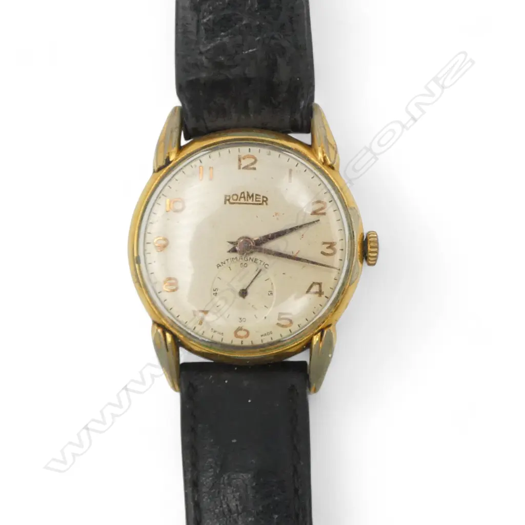 GOLD PLATED ROAMER GENTS WRISTWATCH Image 1++