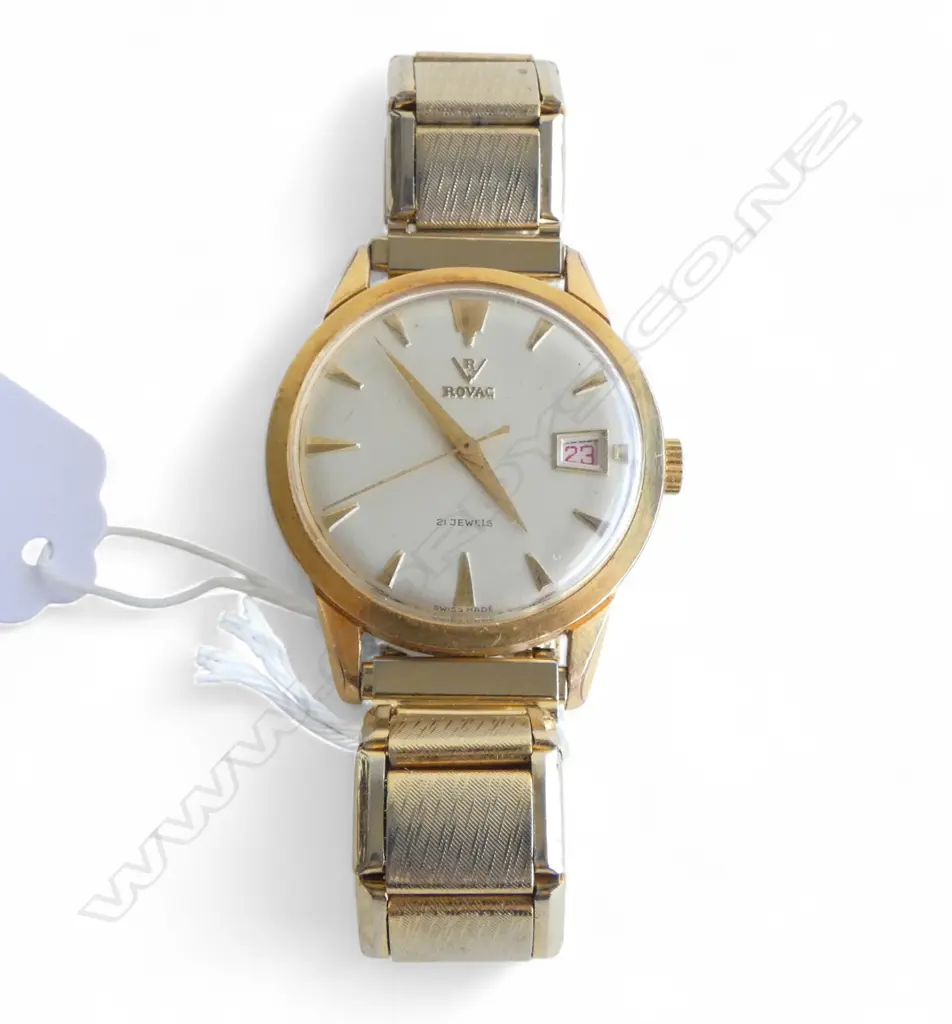 ROVAL VINTAGE SWISS GENTS AUTOMATIC WRISTWATCH Image 1++