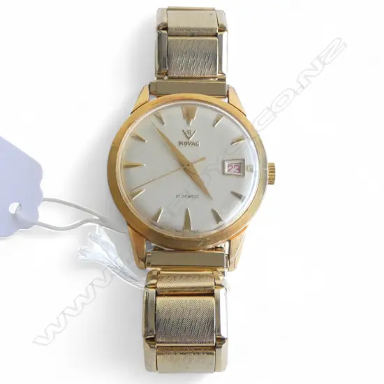 ROVAL VINTAGE SWISS GENTS AUTOMATIC WRISTWATCH