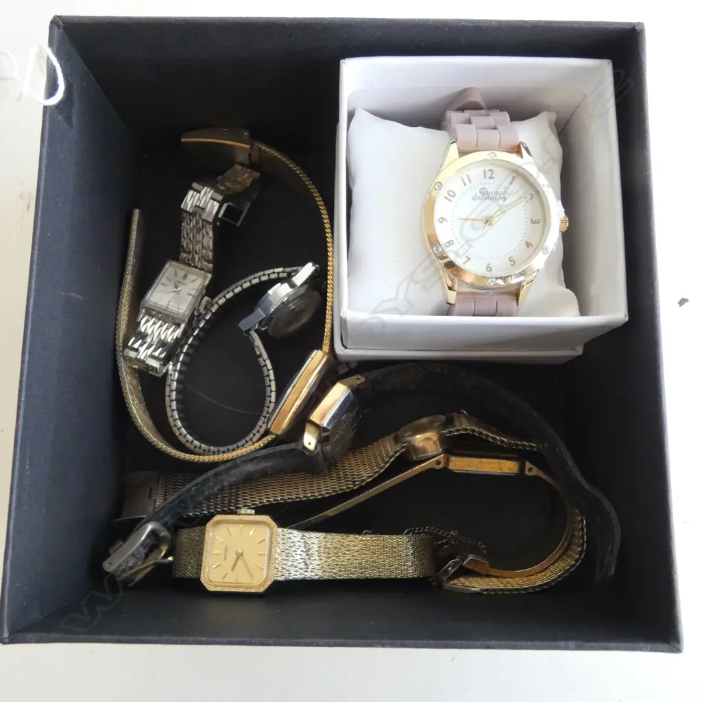 COLLECTION 8 LADIES WRISTWATCHES 4 SEIKOS ETC Image 1++