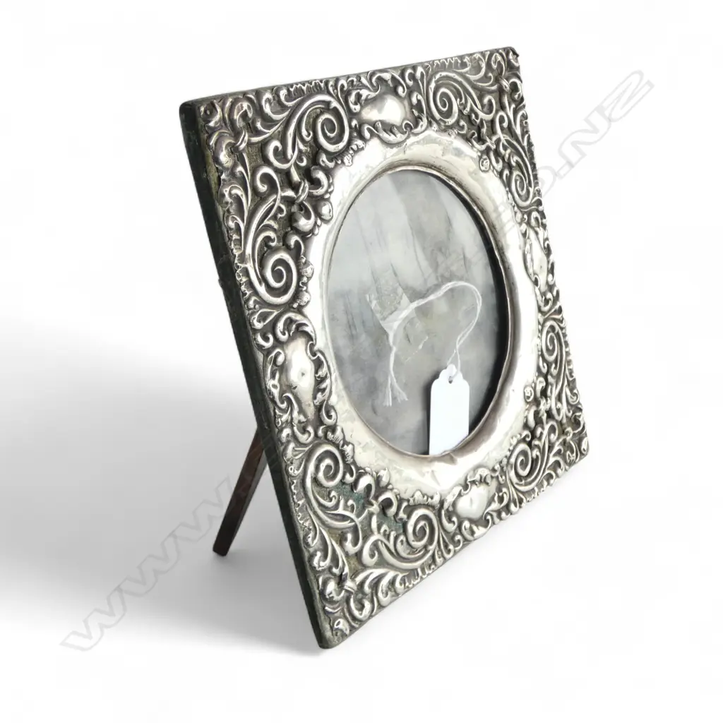 STG SILVER PHOTO FRAME, CHESTER 1904 180x180mm Image 1++