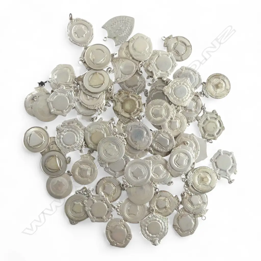 SILVER? & S/PLATE MEDALS, 500gms Image 1++