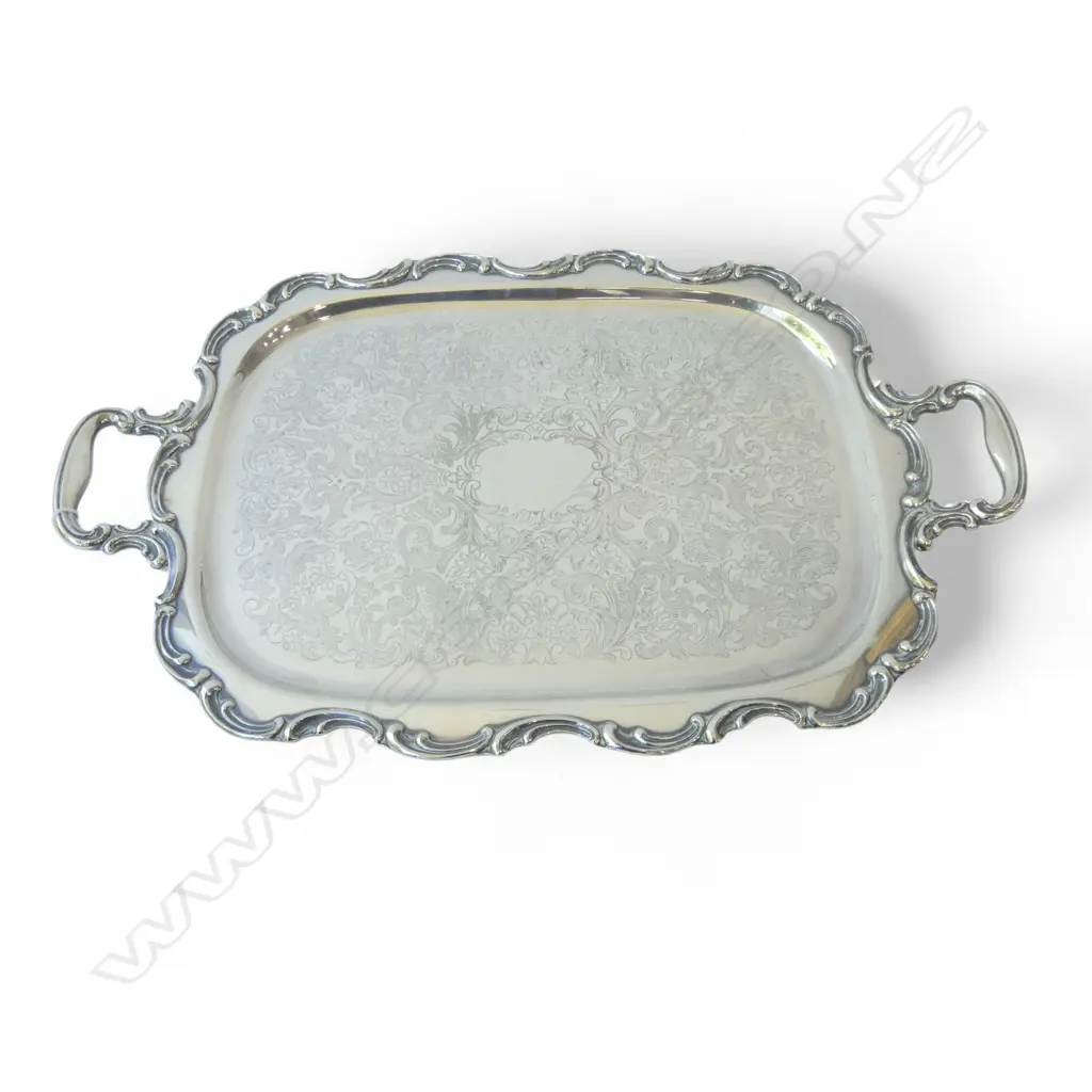 LARGE GORAM PLATE 2 HANDLED SERVING TRAY L530MM Image 1++