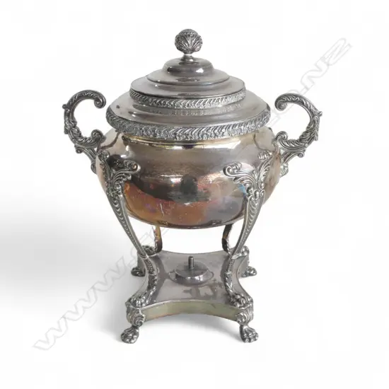 SHEFFIELD PLATE SAMOVAR C.1825 H.420mm, NO BURNER