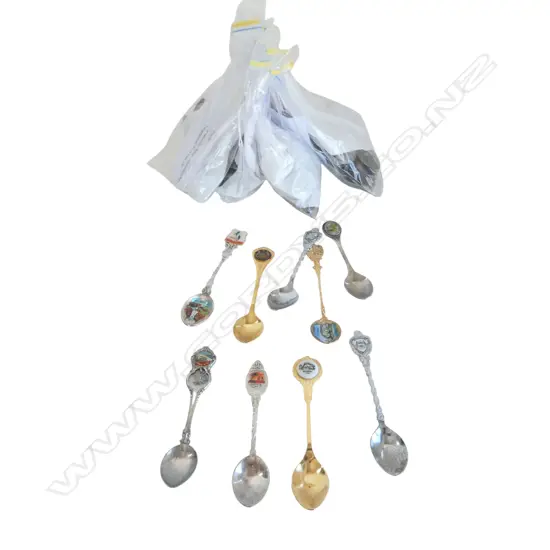 ASST. SOUVENIR SPOONS; AUSTRALIA, PACIFIC, NEW ZEALAND