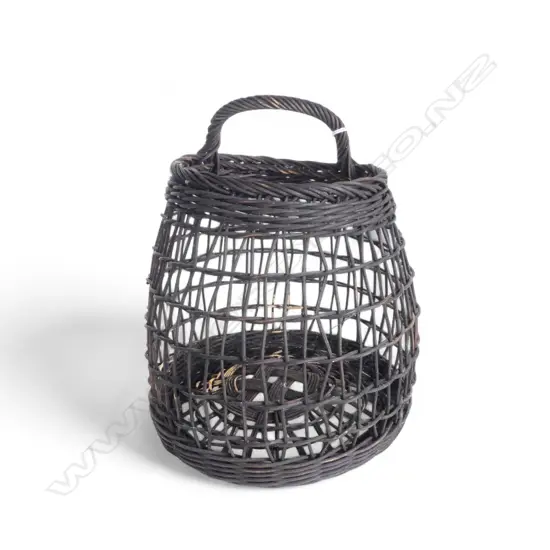 RUTH CASTLE DYED RATTANCORE BASKET H.240mm