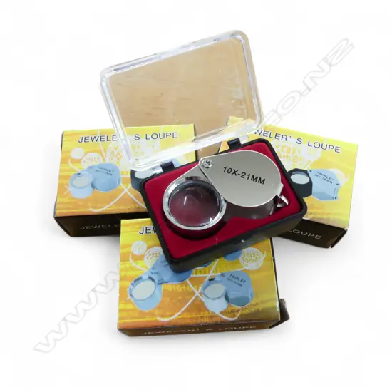 3 BOXED JEWELLERS EYE LOUPES TRIPLET