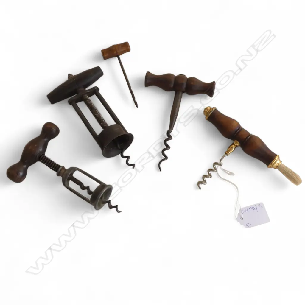 5 VINTAGE CORKSCREWS Image 1++